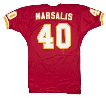1970s Jim Marsalis Game Used Kansas City Chiefs Home Jersey